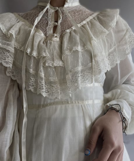 【USED】 Lace One-piece Ivory / 230325-018