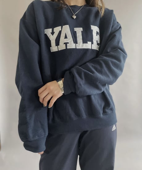 【USED】 Yale Long Sleeved Sweat Shirt / 230318-028