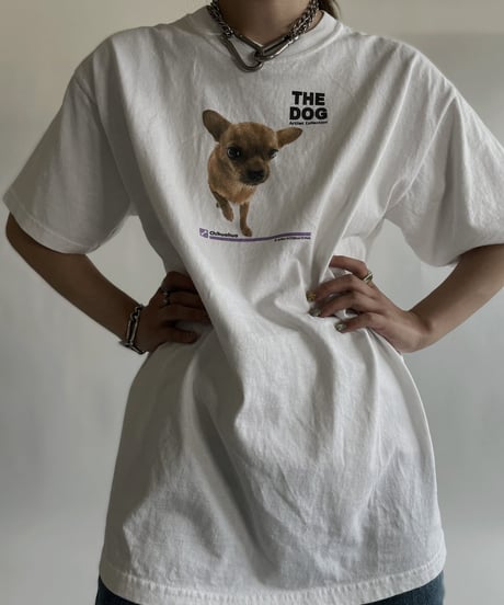 【USED】 Short Sleeved Dog T-shirt  / 220611-023