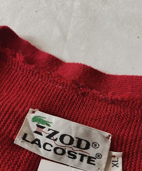 【USED】   LACOSTE Knit Cardigan⑤/210930-036