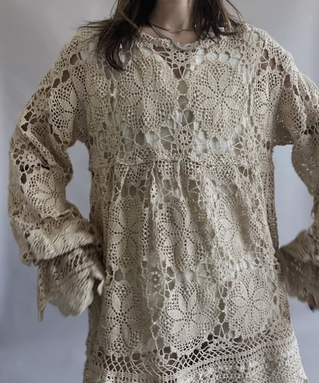 【RE;CIRCLE】 RE Crochet One-piece / 230330-001