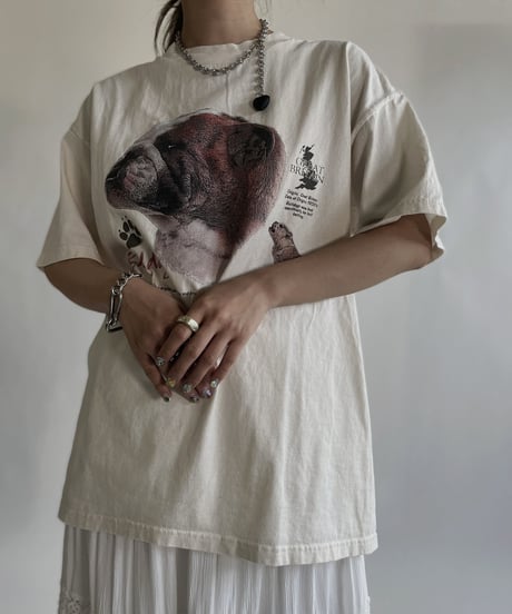 【USED】 Short Sleeved Dog T-shirt / 220611-006