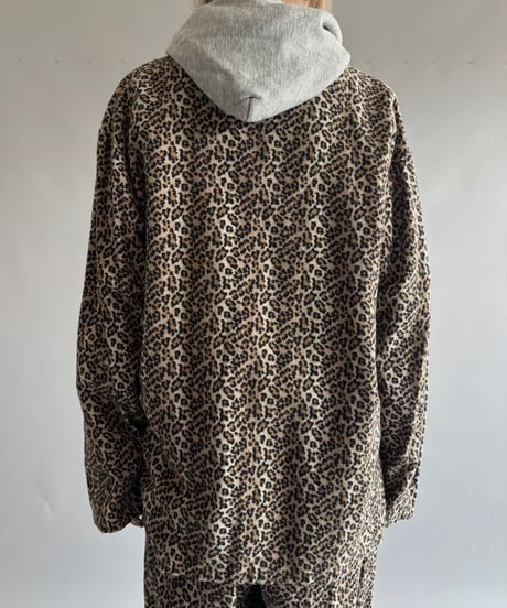 【USED】 Leopard shirt & pants set up  /250927-014
