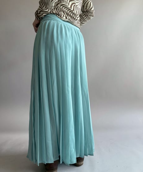 【USED】 Pleats Long Skirt /260404-015