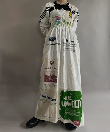【RE;CIRCLE】RE Eco-Friendly Bag Shirring One-piece / 230327-006