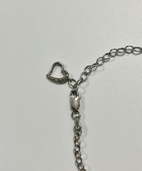 【USED】 LENOX Silver925 Heart Necklace /241026-046