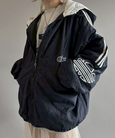 【USED】 80's adidas Padded Nylon Jacket / 251115-007
