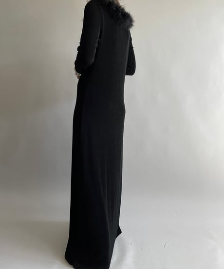 【USED】 Fur Long One-Piece/241006-026