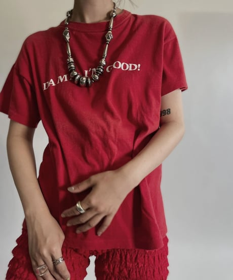 【USED】 Short Sleeved Message T-shirt /220716-027