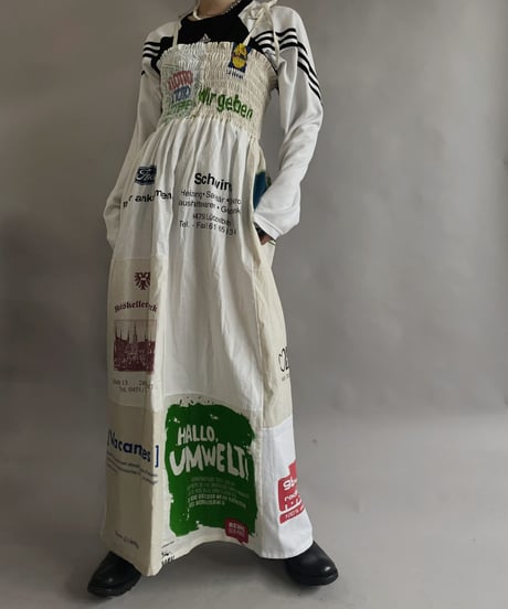 【RE;CIRCLE】RE Eco-Friendly Bag Shirring One-piece / 230327-006