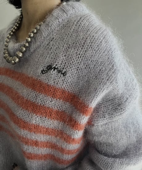 【USED】 GANNI Mohair Knit Top /240127-012