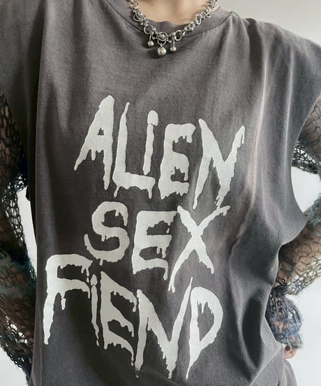 【USED】  ALIEN SEX FIEND Cutoff Tank Top /250510-001
