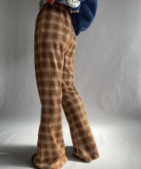 【USED】 Checked Pants / 221217-020