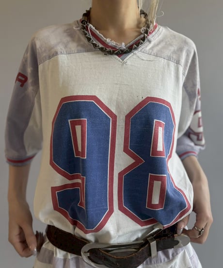【USED】 Damage Numbering T-Shirt / 260523-006