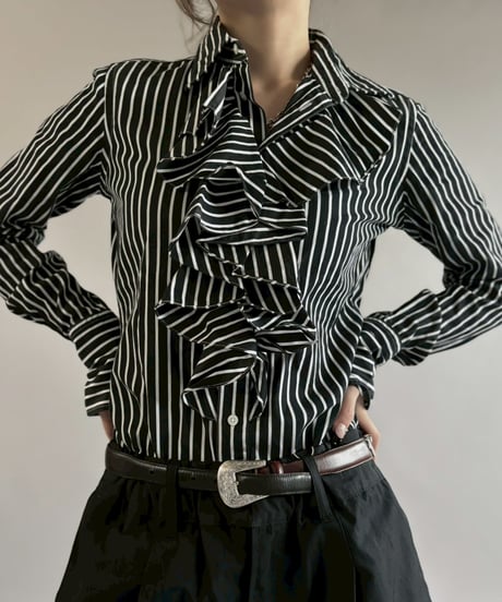【USED】 Ralph Lauren Frill Shirt / 260321-003