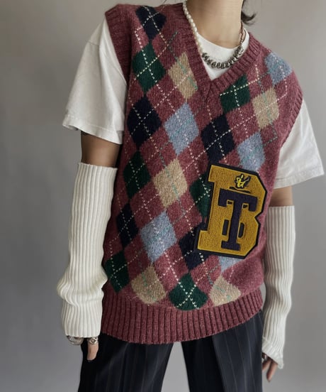 【RE;CIRCLE】 RE Wappen Wool Vest / 221103-002