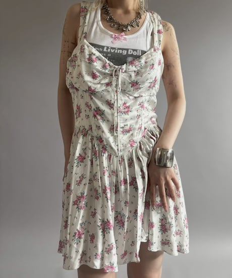 【USED】 Flower Pattern N/S One-Piece / 260613-014