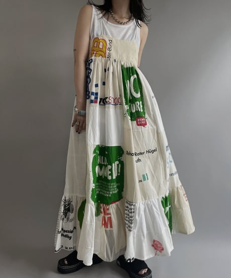 【RE;CIRCLE】RE Eco-Friendly Bag Camisole Long One-piece / 230622-012