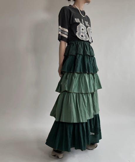 【RE;CIRCLE】 RE Indian Cotton Skirt / 220503-015