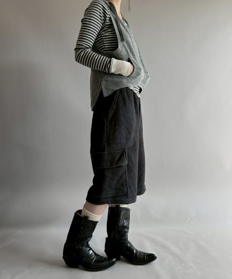 【USED】 Cargo Pocket Fleece Shorts  /260314-012
