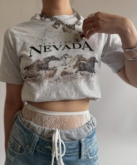 【USED】 Made in USA 90's Anvil Horse T-Shirt  / 250705-006