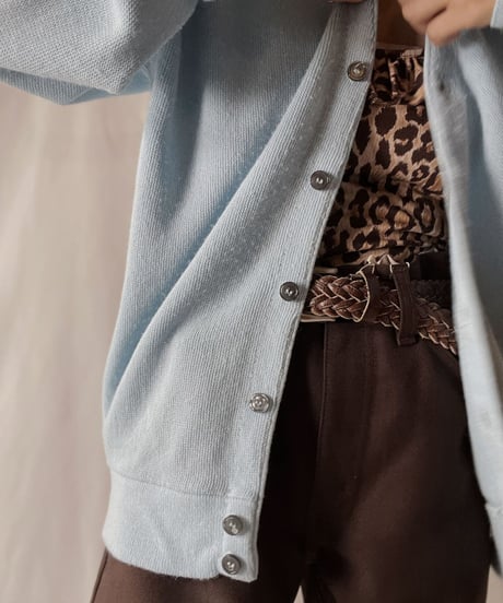 【USED】 Acrylic Knit Cardigan③/210930-029