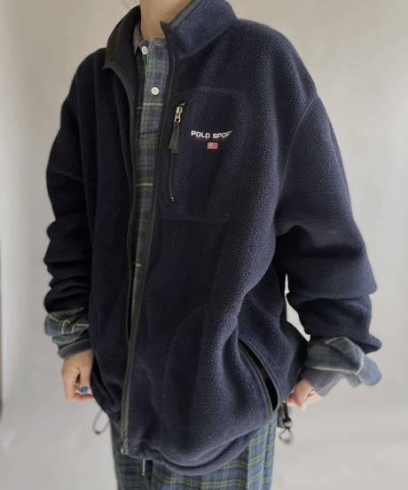 【USED】 POLO Sport Zip-up Fleece Jacket / 230114-007