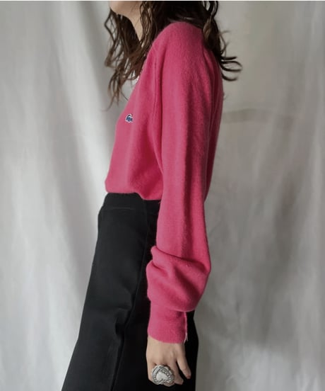 【USED】   LACOSTE Knit Top⑩/211126-026