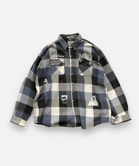 【Mashup Products】Cotton100% L/S Shirt/  240217-026