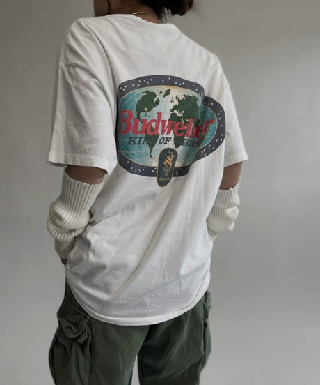 【USED】 '96 Budweiser King Of Beers T-shirt / 220827-015