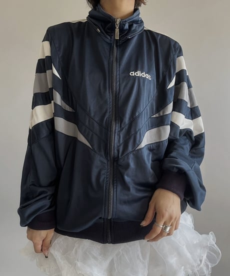 【USED】80s adidas Jersey Top /240224-003
