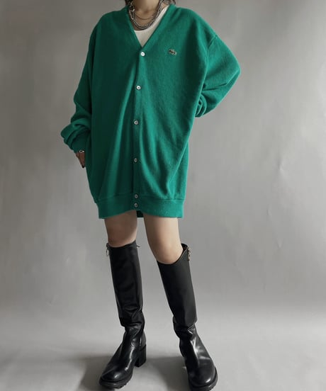 【USED】  IZOD Lacoste Acrylic Knit Cardigan / 221008-032
