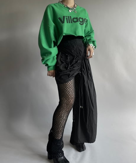 【USED】 Cut Off Sweat Top /240914-048