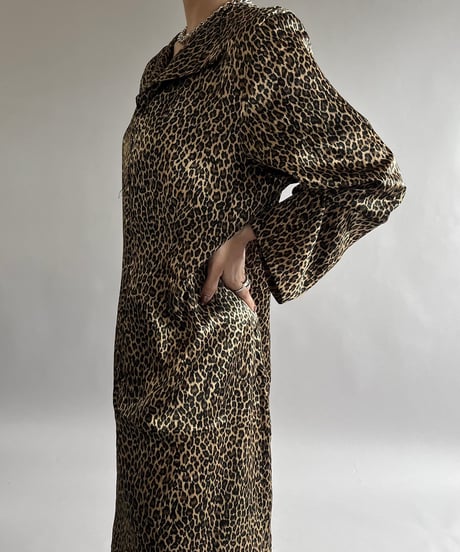 【USED】MOGAN TAYLOR Leopard Patterned Long One-Piece /240907-038