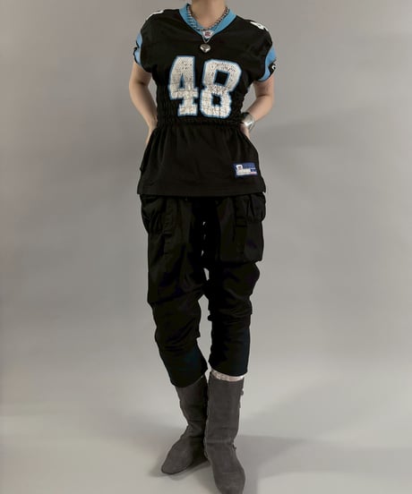 【RE;CIRCLE】 Shirring Football Shirt  /  250904-001