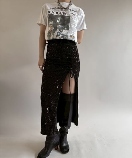 【USED】 Design Spangle Skirt /250510-090