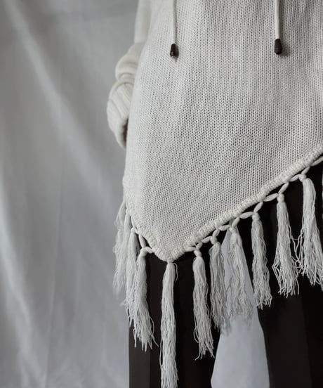 【USED】  Crochet Knit L/S Top⑦/211014-058