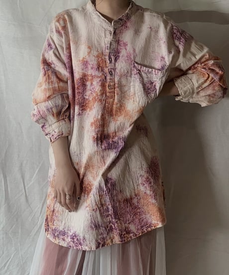 【USED】 Tie Dye Dyeing Mexican Top /210226-021
