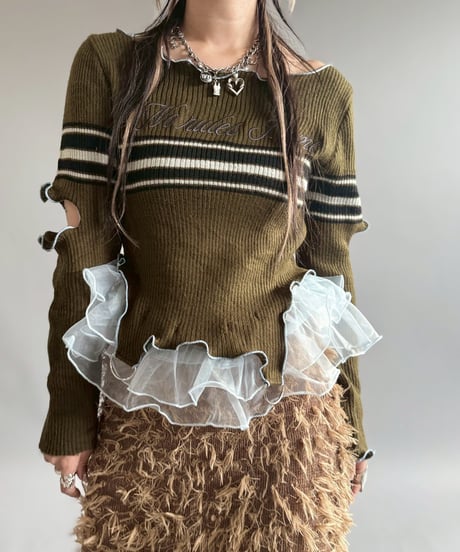 【RE;CIRCLE】 RE Mellow Knit Top /  251023-023