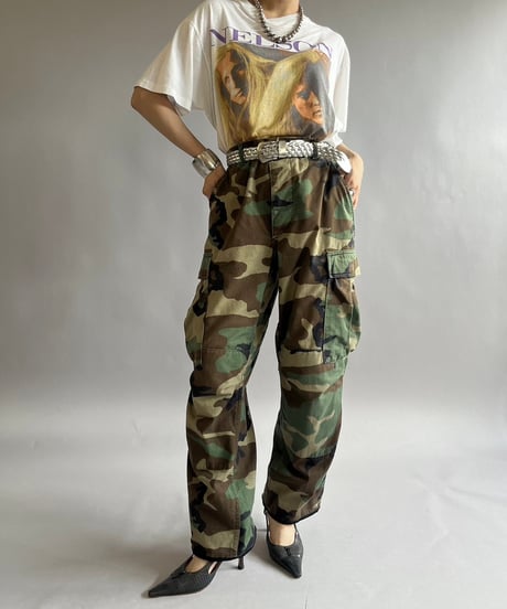 【USED】 Made in USA Anvil 80's NELSON T-Shirt /240824-031