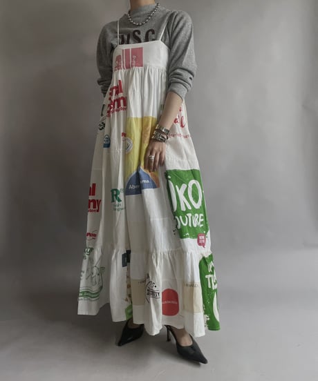 【RE;CIRCLE】RE Eco-Friendly Bag Camisole Long One-piece / 230427-022