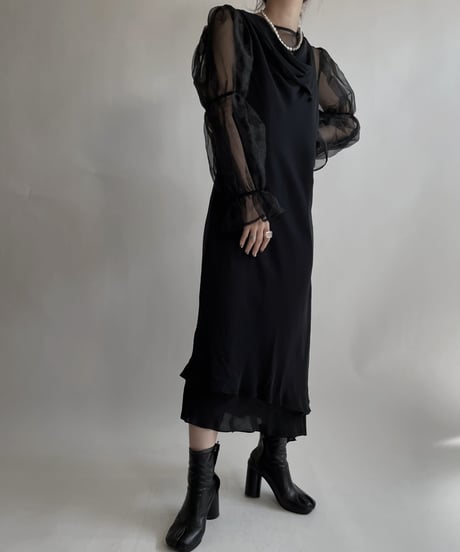 【USED】 Silk N/S One-piece ③ / 220409-014