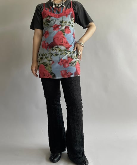 【USED】 Flower Patterned Camisole Top /240914-019