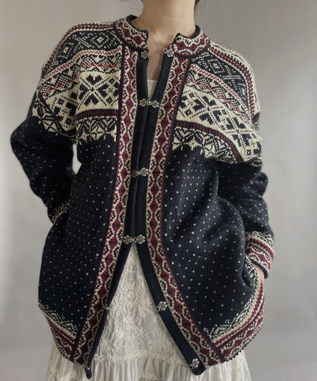 【USED】 Tyrolean Knit Cardigan / 230121-025