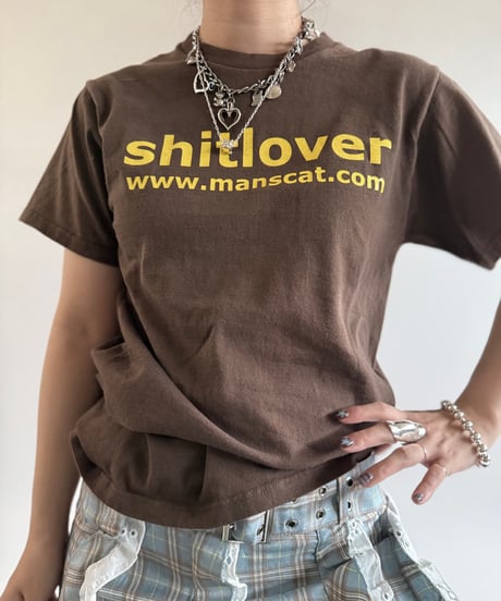 【USED】 Fruit of the Loom Shitlover T-Shirt /250510-097
