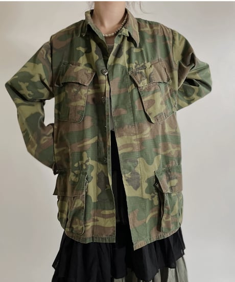 【USED】 69's U.S.ARMY Jacket Camouflage / 220503-003