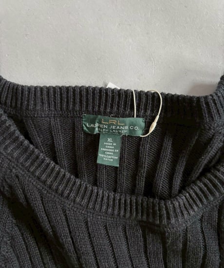 【USED】 Lauren Ralph Lauren Zip Design Knit Top / 260221-020