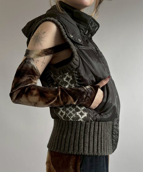 【USED】 ROXY Padded Knit Vest / 260117-008