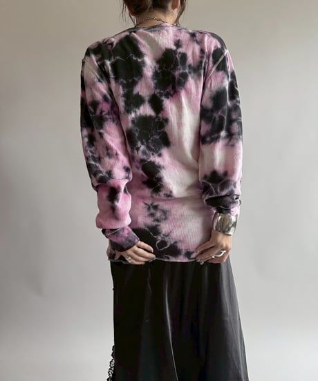 【USED】 Overdye Hanes Waffle L/S Top /250412-033