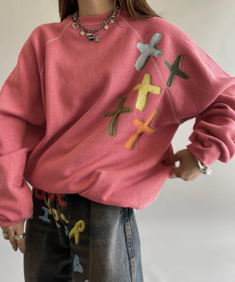 【USED】 END IS NEAR Made in USA TULTEX L/S Sweat Top /241012-013